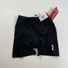 S TYR Bike Triathlon Competition Bicycle Shorts Women 6" Black MSRP 72
