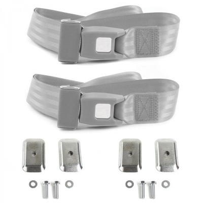 Ford Truck 1948 - 1952  Standard 2pt G/G Belt Kit w/Brackets-2 Belts