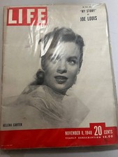 Vintage LIFE Magazine November 8 1948 Helena Carter Joe Louis My Story Camel Ad