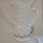 Vintage Westmoreland "Paneled Grape" Milk Glass Pitcher 9" High 1950 - 1985