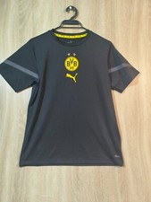 Maillot d'entraînement Puma Borussia Dortmund BVB noir jeunesse taille L/G Dr...