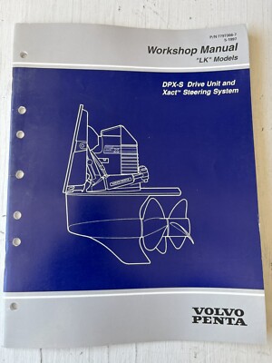 1997 Volvo Penta DPX-S Lower Unit Xact Steering Workshop Manual 7797366-7 nn15