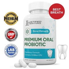 Best Breath Premium 1.5 Billion CFU Oral Probiotic 2 Bottles