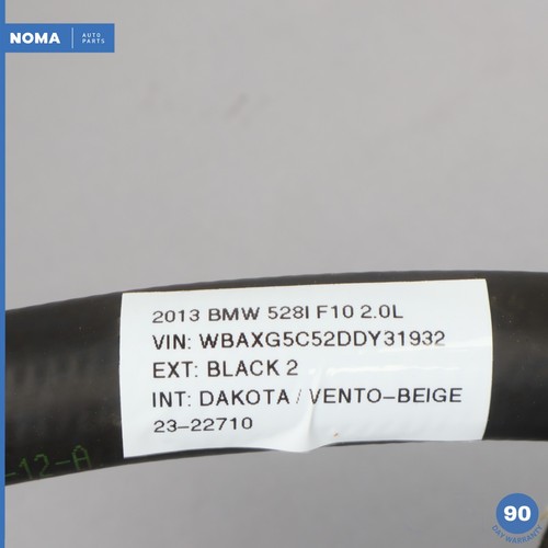 12-16 BMW 528i F10 2.0L Turbo N20 Engine Motor Radiator Coolant Hose 7619694 OEM - Picture 12 of 12