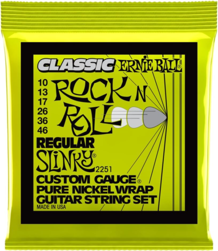 "Regular Pure Nickel E-Gitarrensaiten, Stärke 10-46, 6er-Pack"