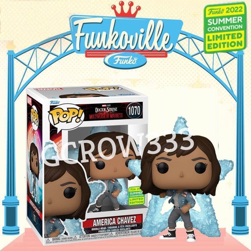Dr Strange Multiverse of Madness - America Chavez #1070 SDCC 2022 Funko Pop PRE | eBay