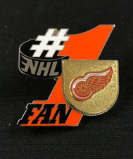 Peter David NHL #1 Fan Hockey Enamel Pin 1 & 1/2