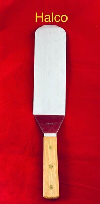 VTG HALCO LG SPATULA TURNER FLIPPER GRILL FLAT TOP LONG 8  BLADE STAINLESS JAPAN