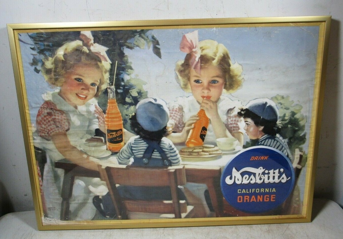 Vintage/Antique 1930's/40's Nesbitt's California Orange Soda-Pop