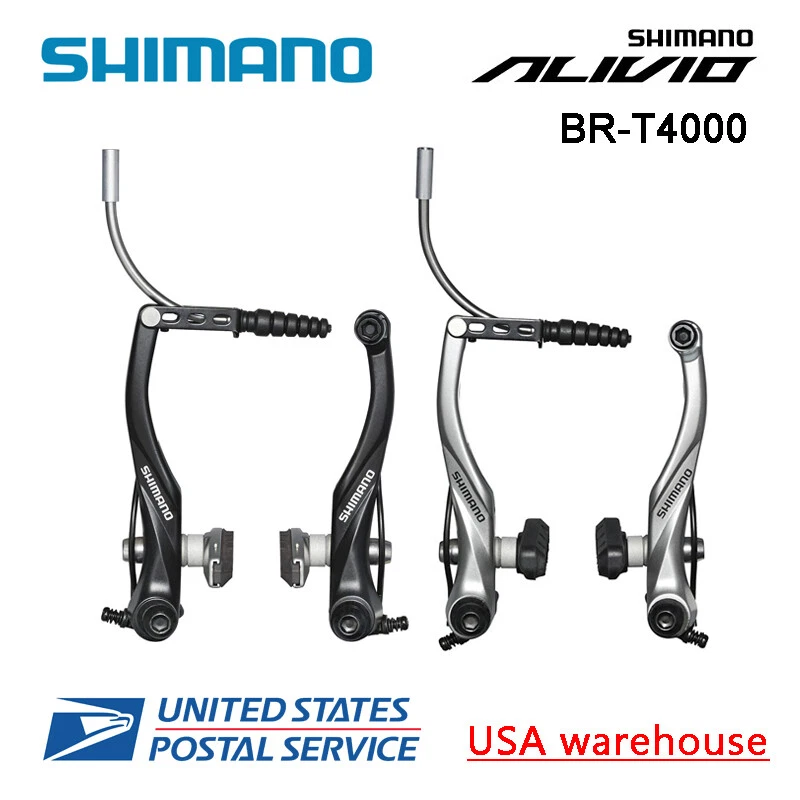 Shimano Alivio BR-T4000 V-Brake Caliper Trekking MTB Bike Front/Rear/Set (OE) - Image 3 of 4