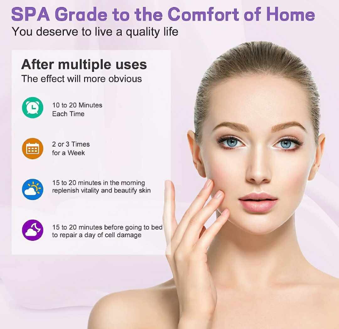 Photon LED Light Therapy LED Light Therapy for Face 7 Colors, COZION eBay