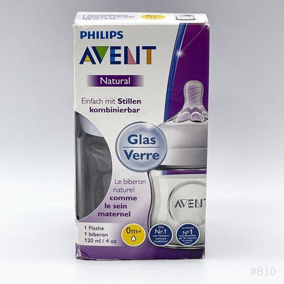 Philips Avent SCF051 / 17 Naturglas-Babyflasche 120 ml - 0 Monate + #B10