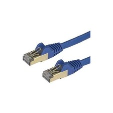 Image of StarTech CAT6a Ethernet Cable 1,8m Blue Network Cable Snagless RJ45 Cable