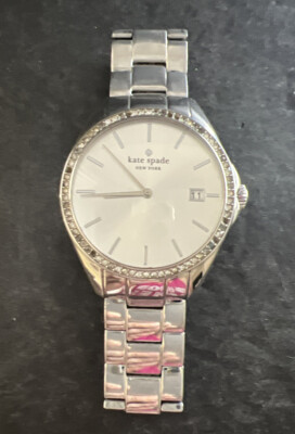 Kate Spade Silver / Mother of Pearl Watch No Battery) KATE SPADEMetro Mother of Pearl Dial Ladies 34mm  main image 2