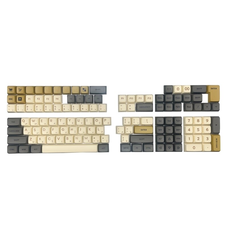 Arabic XDA Keycaps for Enhanced Mechanical Keyboard Typing Experience