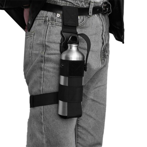 Molle Outdoor Tactical MK9 Drop Leg Water Bottle Holster Thigh Holder Mini Pouch - Picture 1 of 11