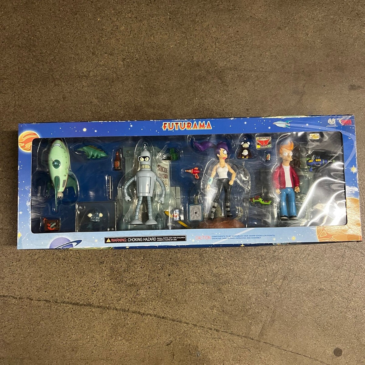 FUTURAMA COLLECT-O-PAK FIGURE 4 PACK TOWER EXCLUSIVE 2001 Read | eBay