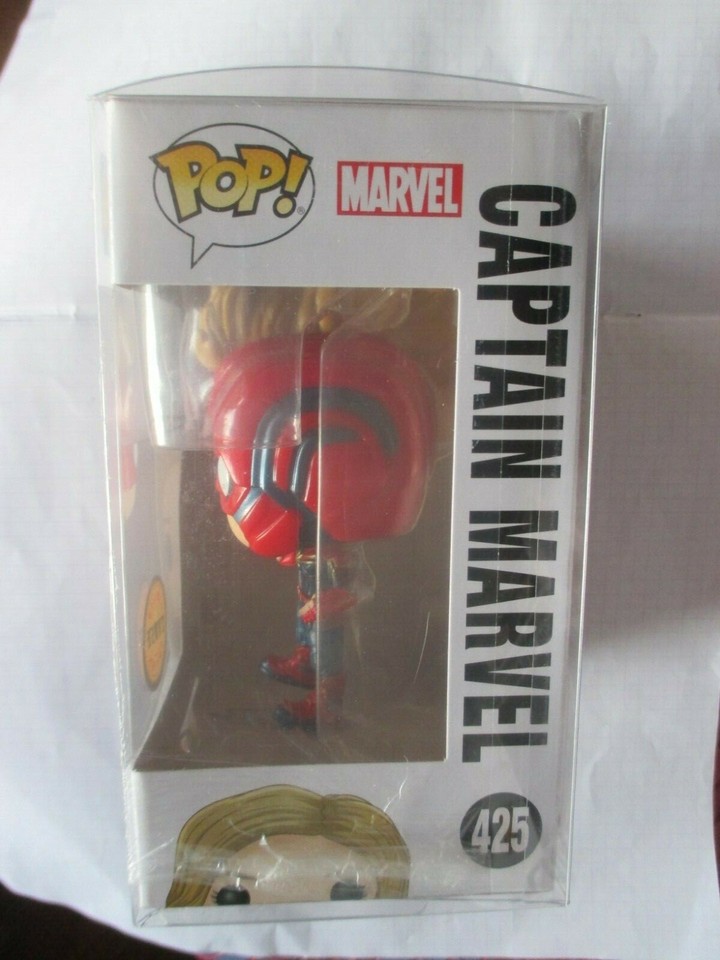 POP FUNKO 425 CAPTAIN MARVEL Chase , MARVEL Figurine sticker LIMITE ...