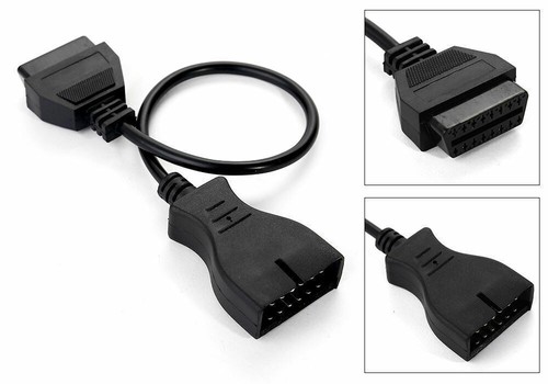 GM/DAEWOO 12 Pin OBD1 To 16Pin OBD2 Conector Adapter Cable For Diagnostic Scaner - Picture 2 of 6