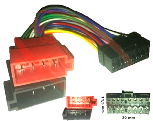 für Sony Autoradio Adapter Stecker Kabel Radio DIN KABEL Adapterkabel - Afbeelding 1 van 24