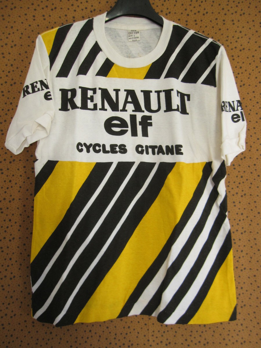 vintage des années 80 Renault Elf Made in Spain cyclisme chemise