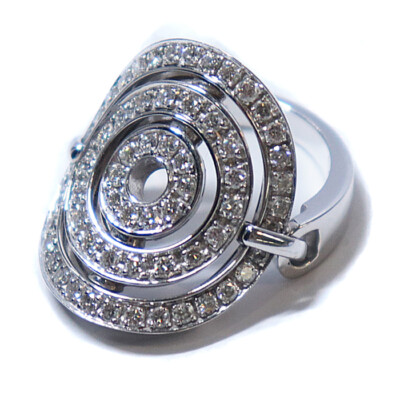 BVLGARI Astrale Cerchi Ring Diamond K18WG P0028847