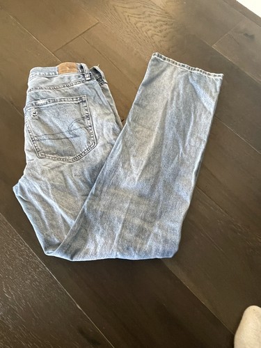 American Eagle Damen Low Rise Baggy Distressed Jeans Größe 4
