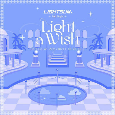 【新品未開封】Lightsum / Light a Wish LIGHTSUM LIGHT A WISH 2nd Single Album RANDOM CD+Foto Buch+Lyric+