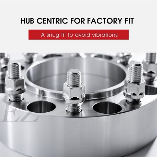 2 Wheel Adapters 8x170 To 8x200 For Ford Super Duty Rear Axle Only Hub Centric - Picture 2 of 5