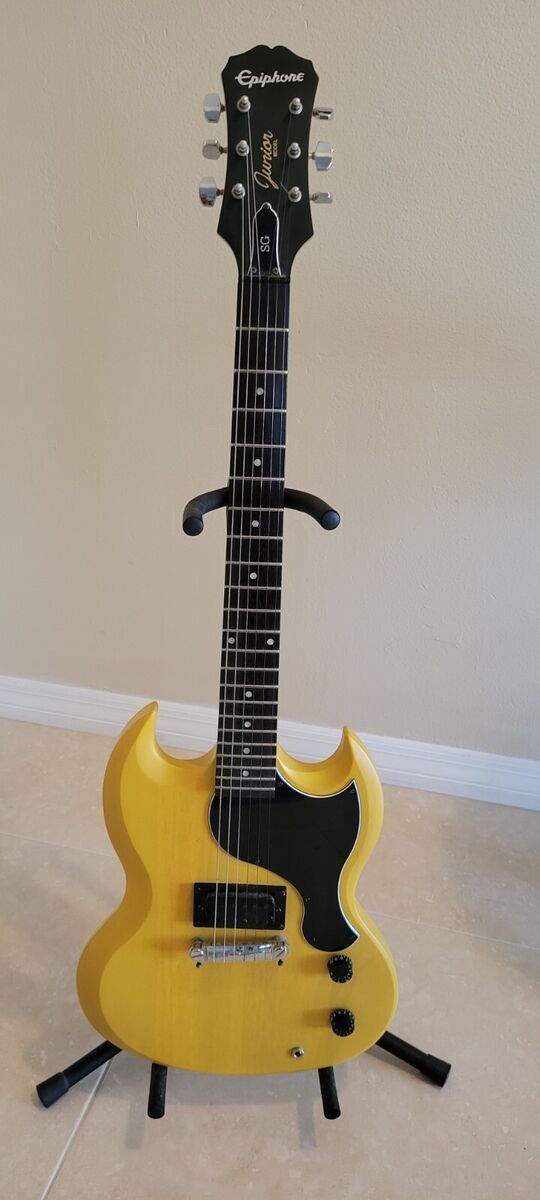 Epiphone SG Junior TV Yellow with Gig Bag | eBay Epiphone SG Junior TV Yellow with Gig Bag | eBay