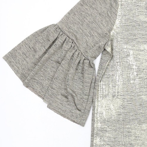 Dantelle Womens Gold Polyester Blend T-Shirt Size L - Picture 9 of 12
