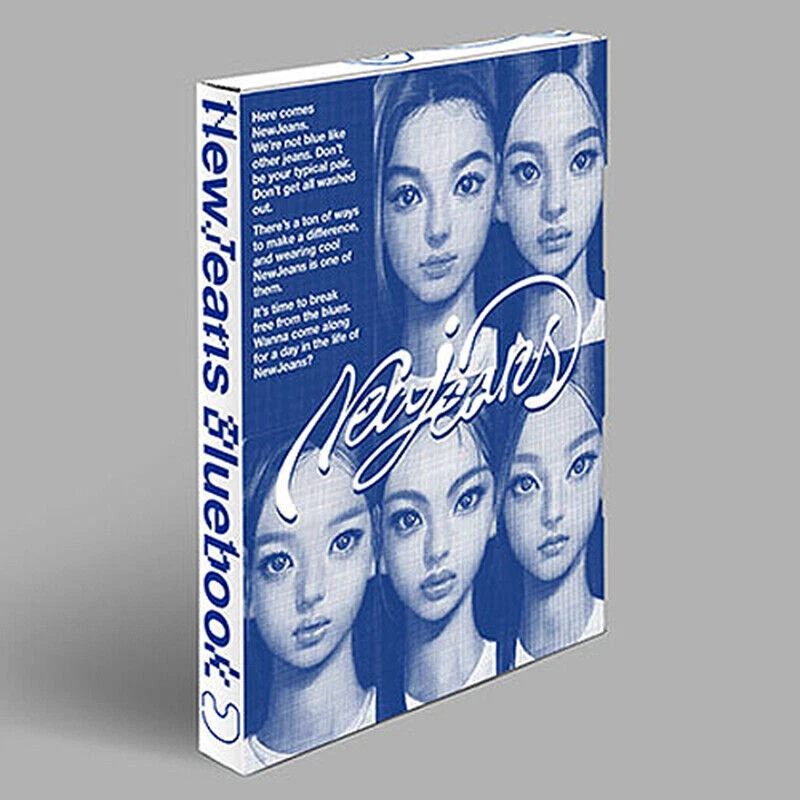 新品未開封　NewJeans アルバム　Bluebook ブルーブック　ニュジ NEWJEANS NEW JEANS 1st EP Album BLUE BOOK RANDOM CD+2Book+6Photo