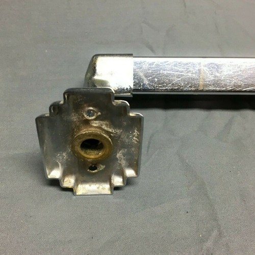 Vintage 25" Deco Chrome Brass Bathroom Kitchen Towel Bar Old 207-22B - Picture 7 of 9