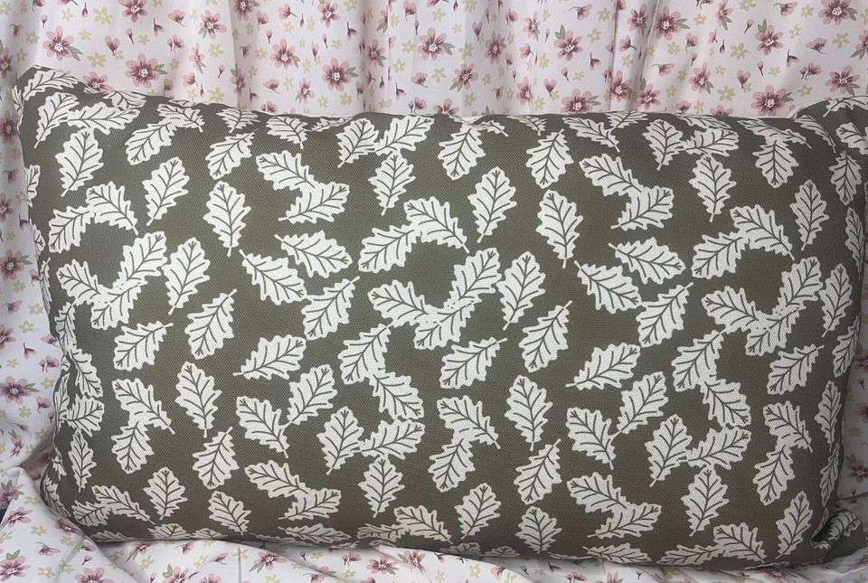 Cream Autumn Gnome Pumpkin Cushion (30cm x 50cm) Matalan Mushroom