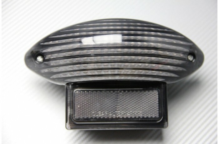 Feu arrière LED fumé avec clignotants pour Suzuki Hayabusa 1300 GSX-R de 1999 à 2007