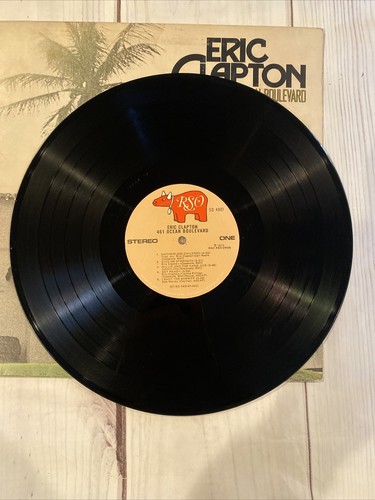 ERIC CLAPTON Record RSO LP 461 OCEAN BOULEVARD Record VG+ Sleeve Good - Imagen 4 de 5