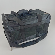 Sherpa's Pet Trading Company Original Deluxe Pet Carrier Large Black Folds Flat