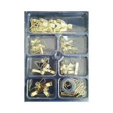 PICTURE/PAINTING WALL HANGING SET Small Large Mixed Size Nail Hook Wire