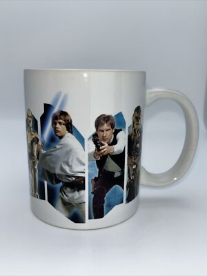 Star Wars Galeria Coffee Cup Mug Luke Skywalker and Darth Vader 10 ounces