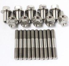 RD350 TITANIUM head nut set: 90179-08343 Banshee 350 RZ350  RD350LC