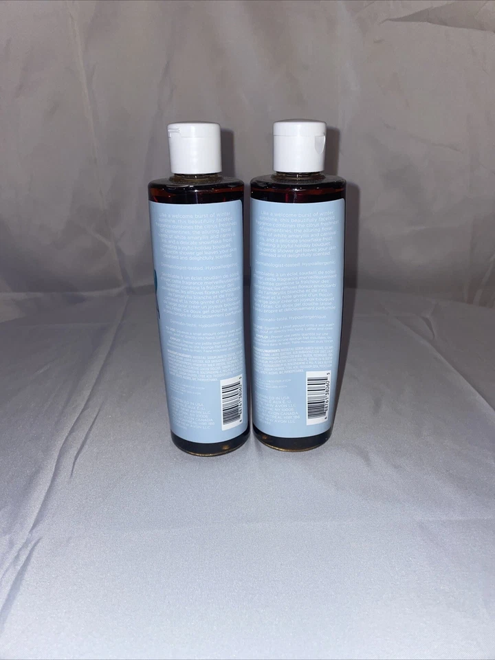 NEW-Avon-Frosted Citrus Bouquet Shower Gel 10 fl. oz. Sealed NOS 2pack - Image 2 of 3