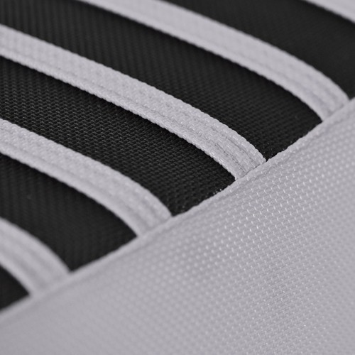2004-2017 Yamaha XT 660 Seat Cover By Enjoy Mfg SILVER/BLK/SILVER #345 LOGO - Bild 4 von 4
