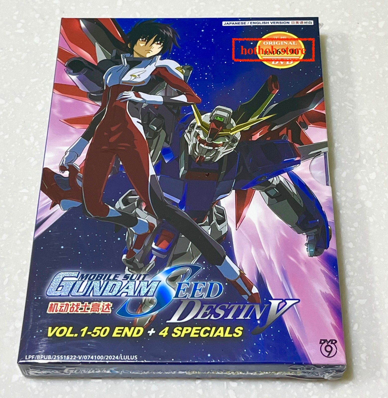 Mobile Suit Gundam Seed Destiny (VOL.1 - 50+ 4 Specials) ~ English Dubbed ~ DVD