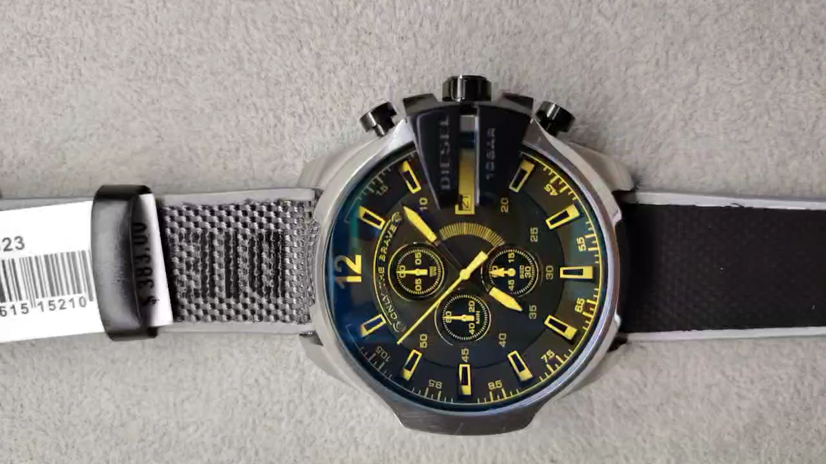Diesel DZ4523 Mega Chief Chronograph Black Nylon Watch brand Diesel DZ4523 Mega Chief Chronograph Black Nylon Watch brand