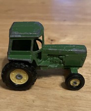 Vintage Unbranded Green Farm Tractor diecast miniature toy John Deere