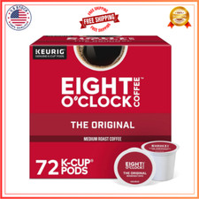 Eight O'Clock Coffee Original Medium Roast K-Cup Pods, 72 Count