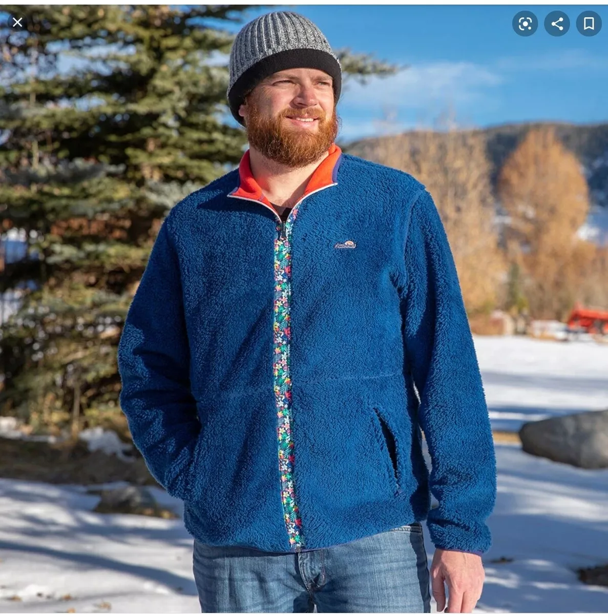 Chubbies reversible fleece clearance jacket