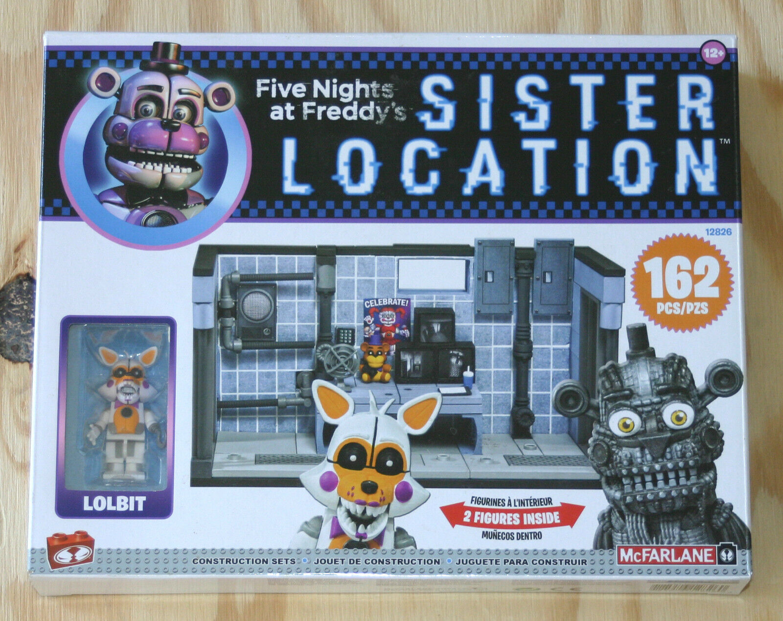 McFarlane FNAF Five Nights at Freddy's PRIVATE ROOM w/ LOLBIT Construction  #1385