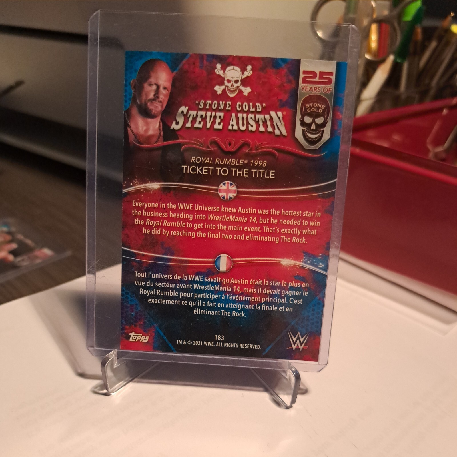 WWE Superstars 2021 UK SINGLE Wrestling Trading Card by Topps UK 2021 got lots eBay