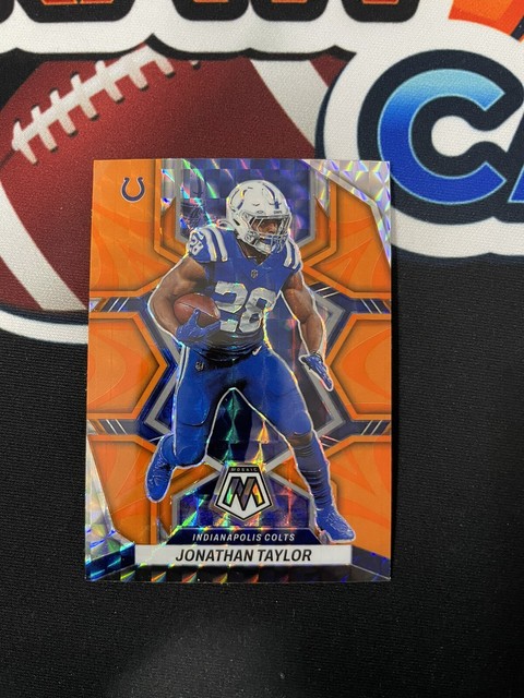 Jonathan Taylor SP Reactive Orange Prizm 2022 Mosaic Indianapolis Colts